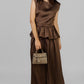 CONJUNTO PEPLUM SATINADO