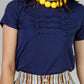 BLUSA AZUL NAVY BÁSICA
