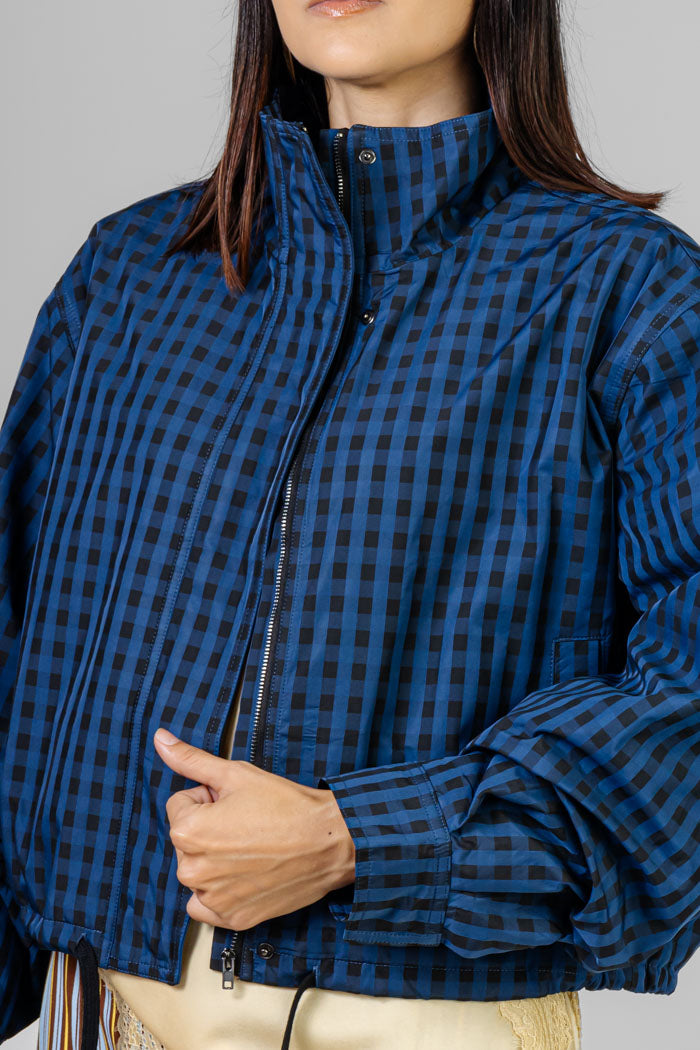 CHAQUETA CORTA A CUADROS