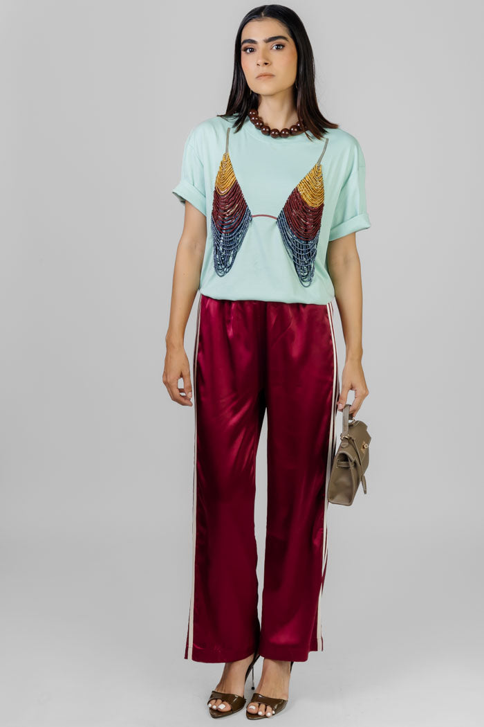 BLUSA CON PEDRERíA