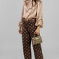 BLUSA SATINADA CON LAZO