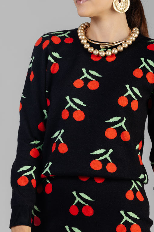 CONJUNTO TEJIDO CHERRIES