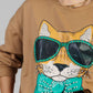 SUDADERA ZORRO CON LENTES