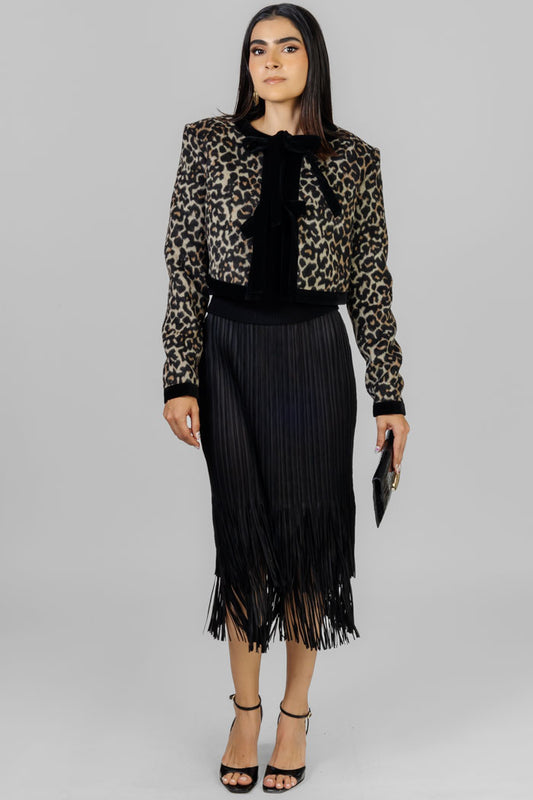 CHAQUETA ESTAMPADO ANIMAL PRINT