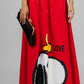 MAXI FALDA ESTAMPADA ROJA