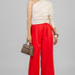 PANTALON PLISES ROJO