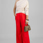 PANTALON PLISES ROJO