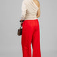 PANTALON PLISES ROJO