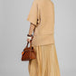 CONJUNTO TEJIDO FALDA PLISADA