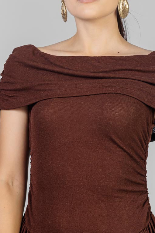 VESTIDO FALDA PLISADA