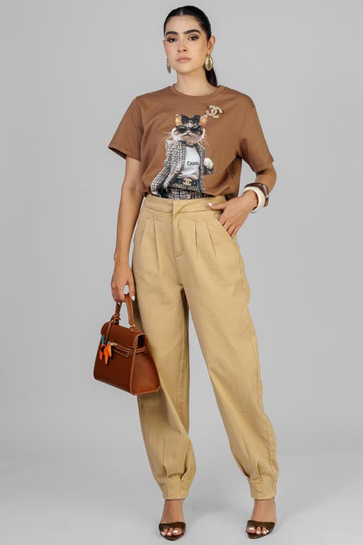 PLAYERA GATITA LENTES