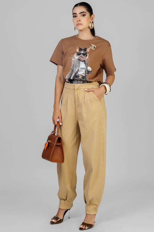 PLAYERA GATITA LENTES