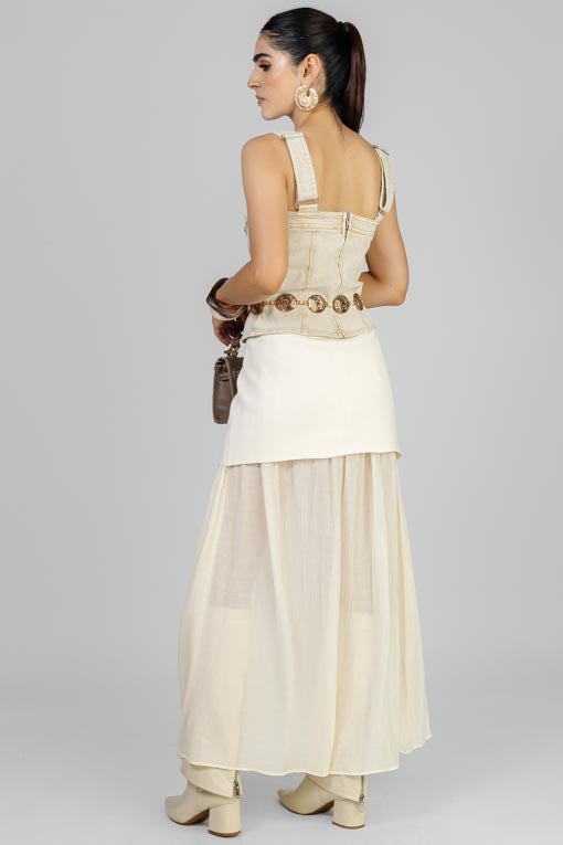 BLUSA HEBILLAS PLATA