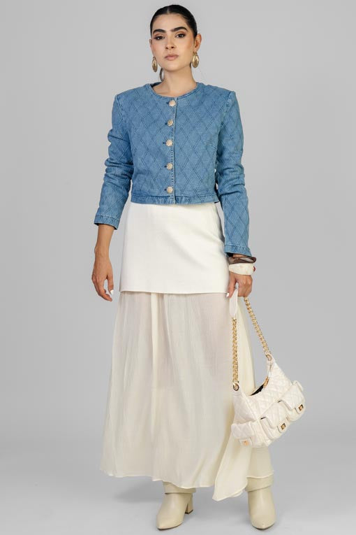 CHAQUETA DENIM ROMBOS