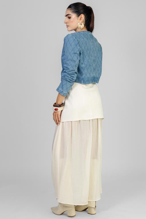CHAQUETA DENIM ROMBOS