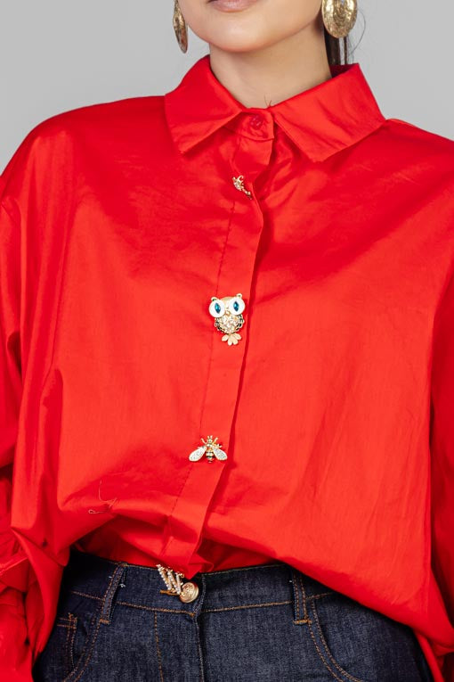 CAMISA PUÑOS VOLANTES