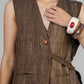CONJUNTO CHALECO LINO