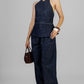 CONJUNTO DENIM BLUSA HALTER