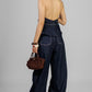 CONJUNTO DENIM BLUSA HALTER