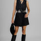 VESTIDO SOLAPA GAMUZA