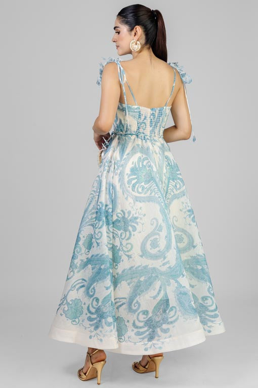 VESTIDO JARDIN CELESTE