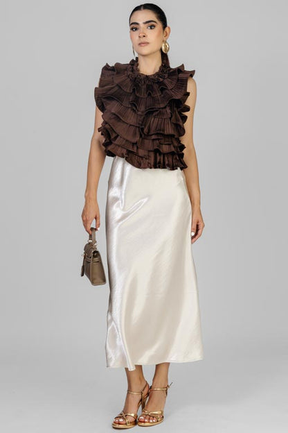 BLUSA HALTER ESCAROLAS