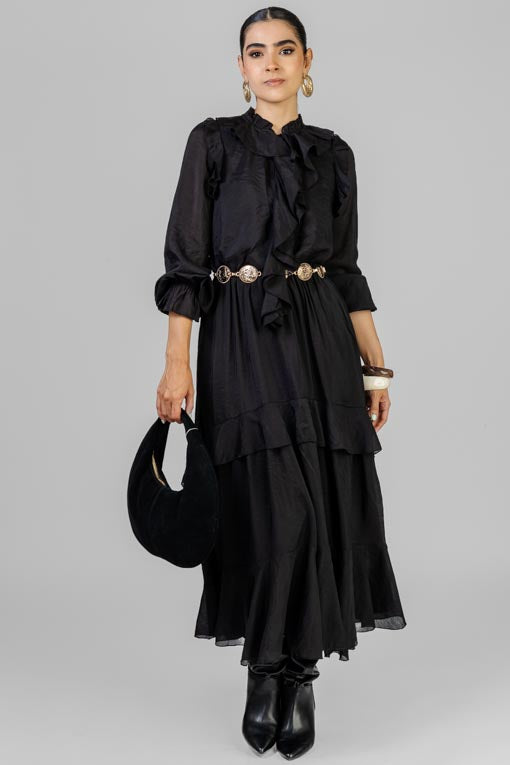 VESTIDO BOHO OLANES