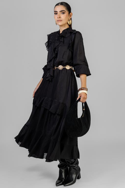 VESTIDO BOHO OLANES