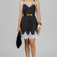 CONJUNTO VESTIDO Y SACO RAYAS