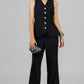 CONJUNTO CHALECO PLISADO