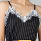 CONJUNTO VESTIDO Y SACO RAYAS