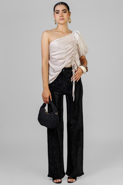 PANTALON MEZCLILLA BRILLOS