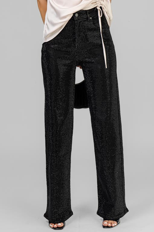 PANTALON MEZCLILLA BRILLOS