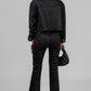 CONJUNTO CHAQUETA GAMUZA NEGRO