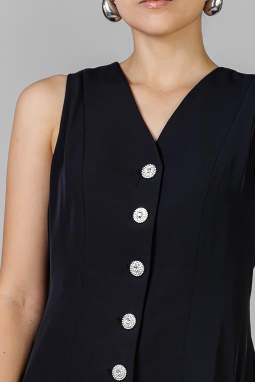 CONJUNTO CHALECO PLISADO