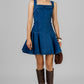 VESTIDO DENIM PEPLUM