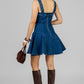 VESTIDO DENIM PEPLUM