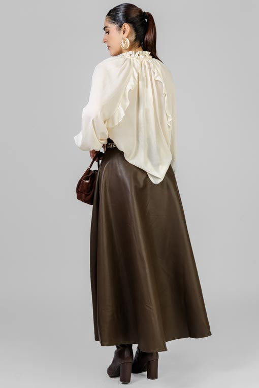 BLUSA BEIGE OLANES