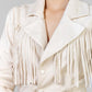 CHAQUETA CORTA GAMUZA FLECOS