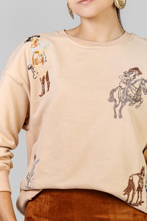 SUDADERA JINETES