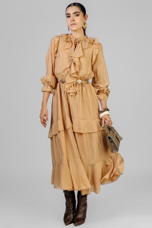 VESTIDO BOHO OLANES