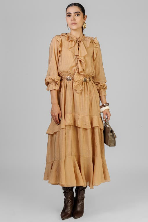 VESTIDO BOHO OLANES