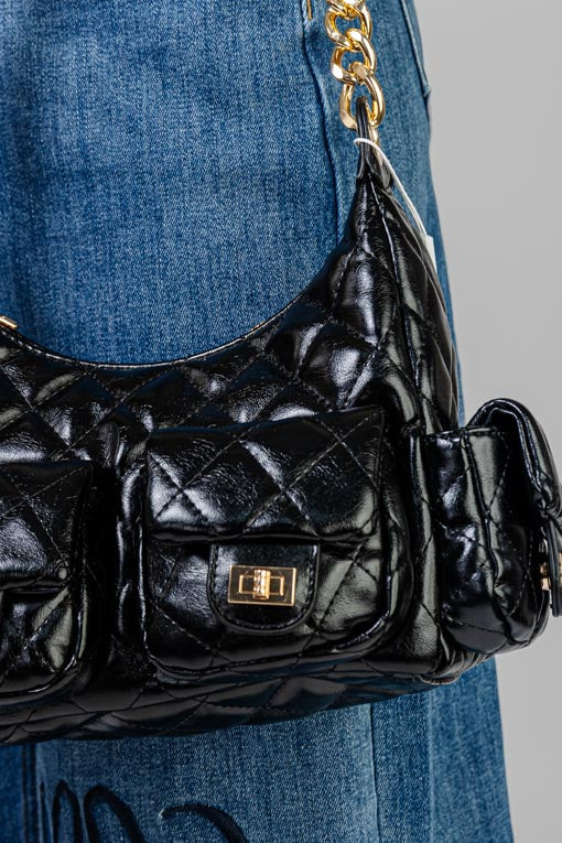 BOLSA ACOLCHADA CON CADENA