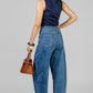 PANTALON DENIM LOGO AZUL