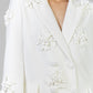 CONJUNTO SACO Y FALDA FLORES