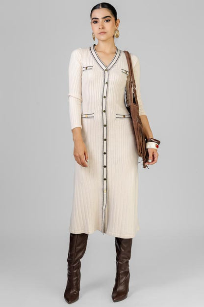 VESTIDO TEJIDO MANGA LARGA