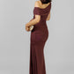 VESTIDO LARGO DRAPEADO