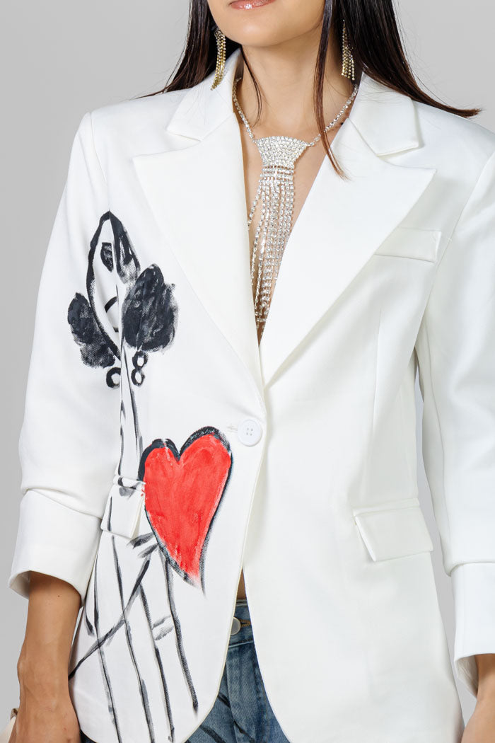 CONJUNTO BLAZER ILUSTRADO
