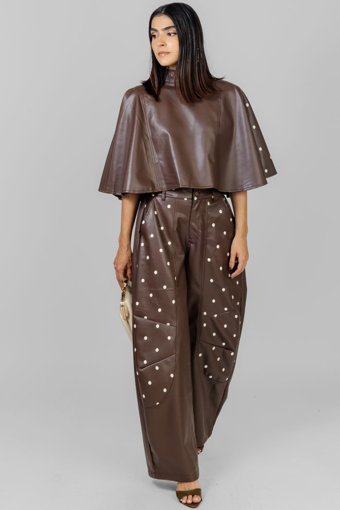 CONJUNTO DOTS CHOCOLATE