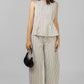 CONJUNTO PEPLUM STRIPES